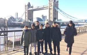 Tower Bridge of London.