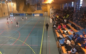 Le tournoi vu de la tribune présidentielle.