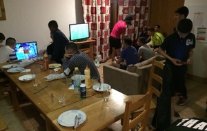 Tous dissipés juste avant de manger...