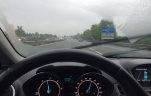 Un retour sans encombre malgré une crevaison...