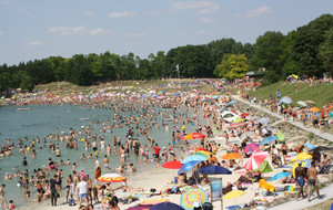 Sortie dans une base de loisirs