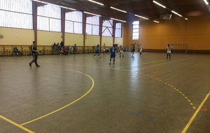 Match officiel à Les Lilas contre Paris Lilas Futsal