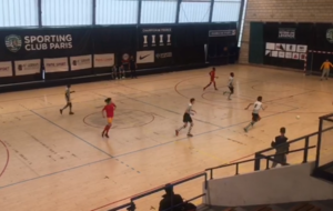 Match officiel à Paris contre le Sporting Club de Paris