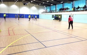 Match officiel à Clichy contre Futsal Paulista