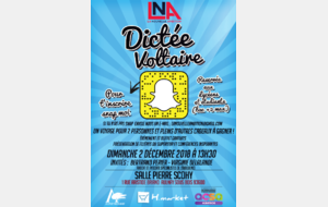 Dictée Voltaire organisée par l'association "La Nouvelle Ambition" (LNA)