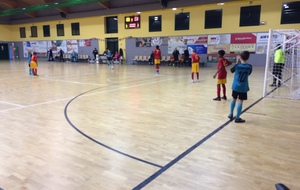 Match officiel à Venise contre JOGA Futsal (Galsgow, Écosse)