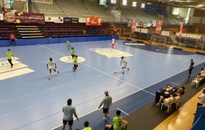 Match de poule U19 à Benidorm contre Futsal San Vicente E.I. (Alicante, Espagne)