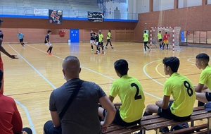 Match de quart de finale U16 à Benidorm contre S.D. Malaguena Futsal (Malaga, Espagne)
