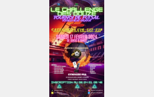 Tournoi régional de futsal U18 - Le Challenge des Douze