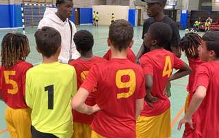 Tournoi international de futsal U13 et U15 à Courcelles en Belgique